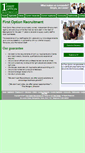 Mobile Screenshot of firstoptionrecruitment.com